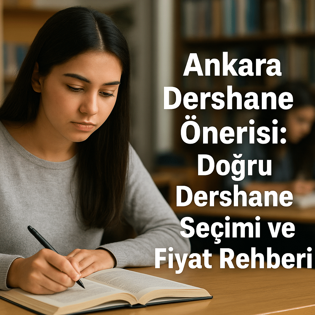 Ankara Dershane Önerisi: Doğru Dershane Seçimi ve Fiyat Rehberi